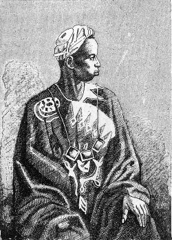 Ilustração de um Griot, importante figura para a preservação da tradição oral na África Ocidental.