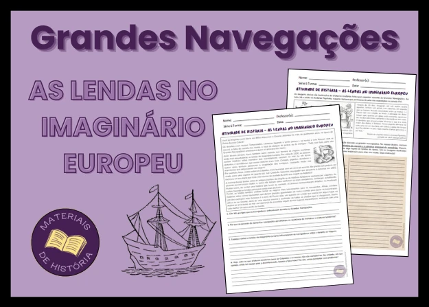 Atividade Navegações – As lendas no imaginário europeu