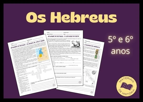 Atividades sobre os Hebreus – 5º e 6º ano (prontas para imprimir)