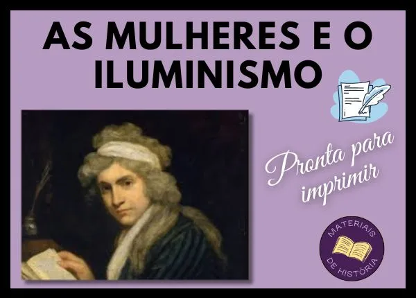 Atividade sobre o iluminismo pronta para imprimir mulheres