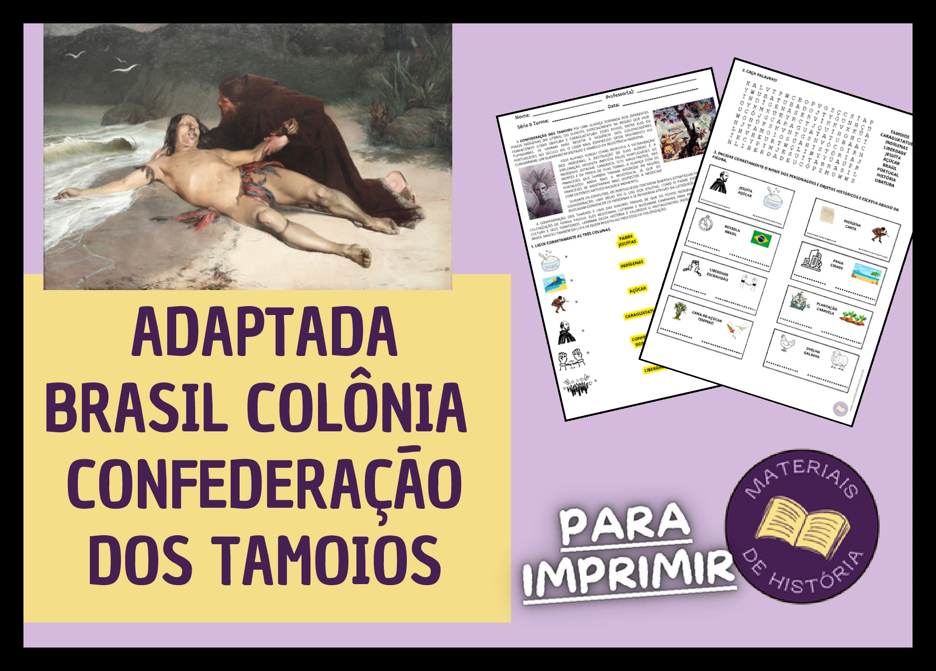 Atividade Adaptada Colônia Confederação dos Tamoios